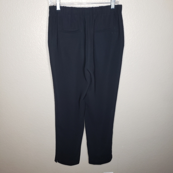 J. Crew 4 Tall Pull On Easy crop pant in four-season stretch Black - Picture 3 of 8